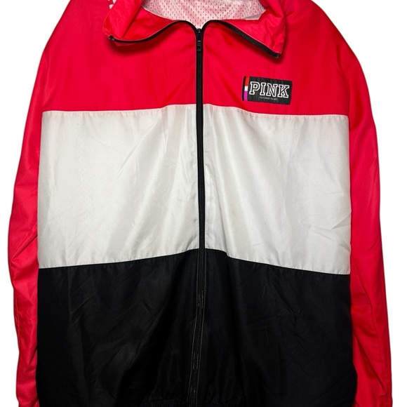 PINK Victoria's Secret Colorblock Bomber Jacket - Picture 2 of 3